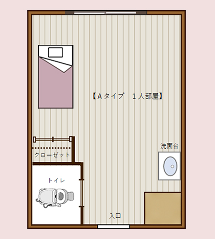 Aタイプ　1人部屋